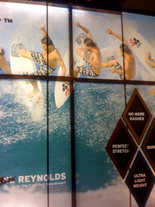 Dane made his appearance this year at the US Open on a Jack's window display