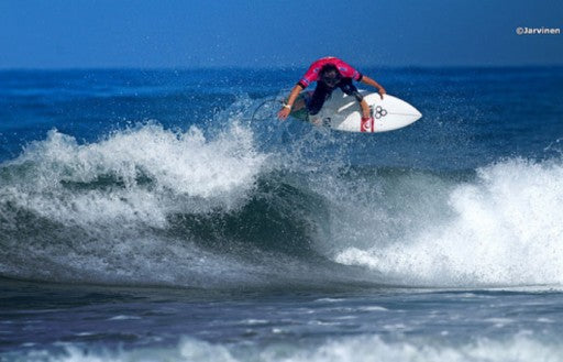 Dane Reynolds Quiksilver Pro France on an MTF (Merrick Twin Fin)