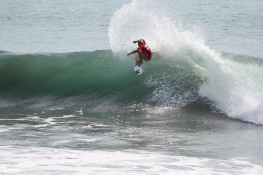 Sage Erickson rips one off the top.