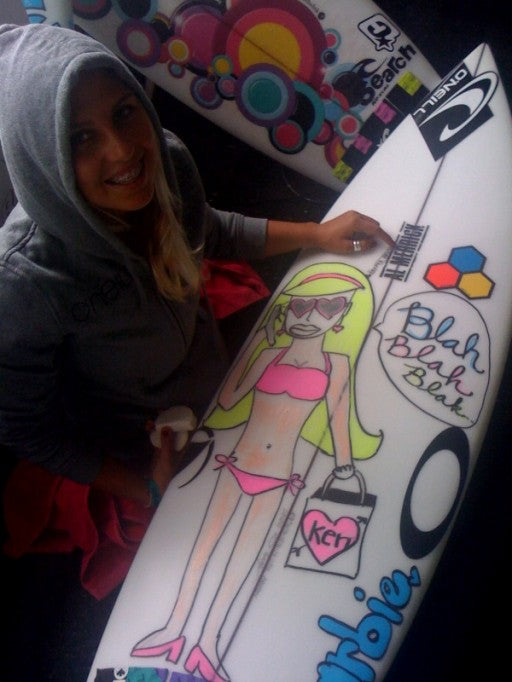 Sage "The Rage" Erickson and with girlfriend Barbie.