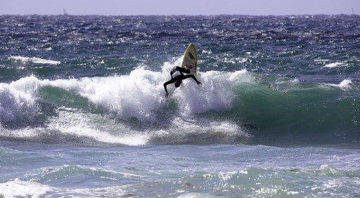 Tom Curren at The Cosmic Creek Challenge